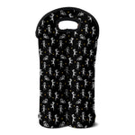 Cute Mummy Pattern Print Double Neoprene Wine Tote