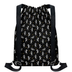 Cute Mummy Pattern Print Drawstring Backpack