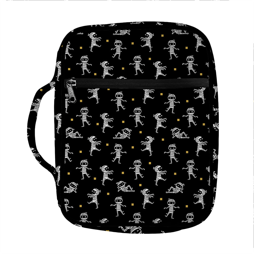 Cute Mummy Pattern Print Front Pocket Bible Bag