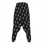 Cute Mummy Pattern Print Hammer Pants