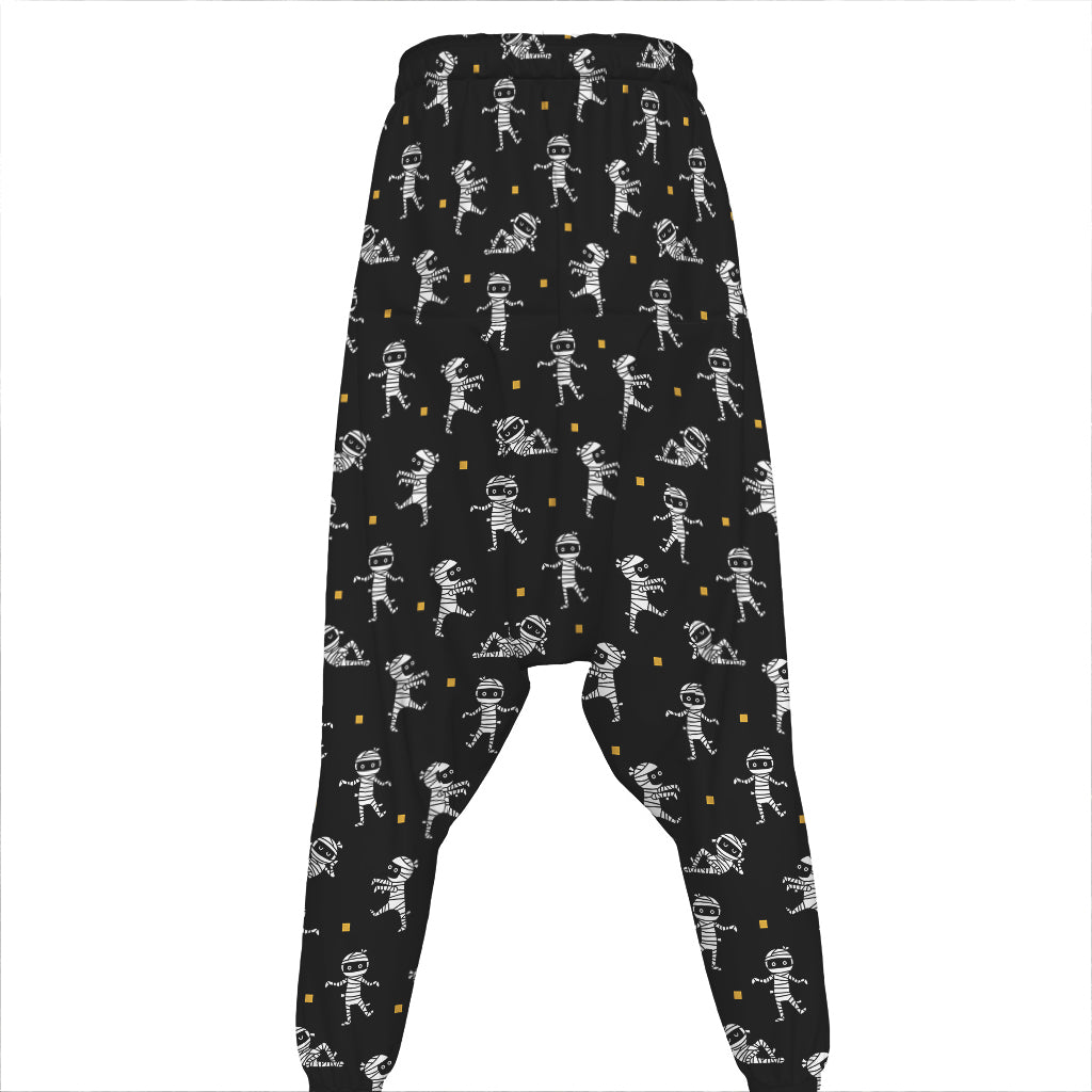 Cute Mummy Pattern Print Hammer Pants