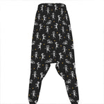 Cute Mummy Pattern Print Hammer Pants
