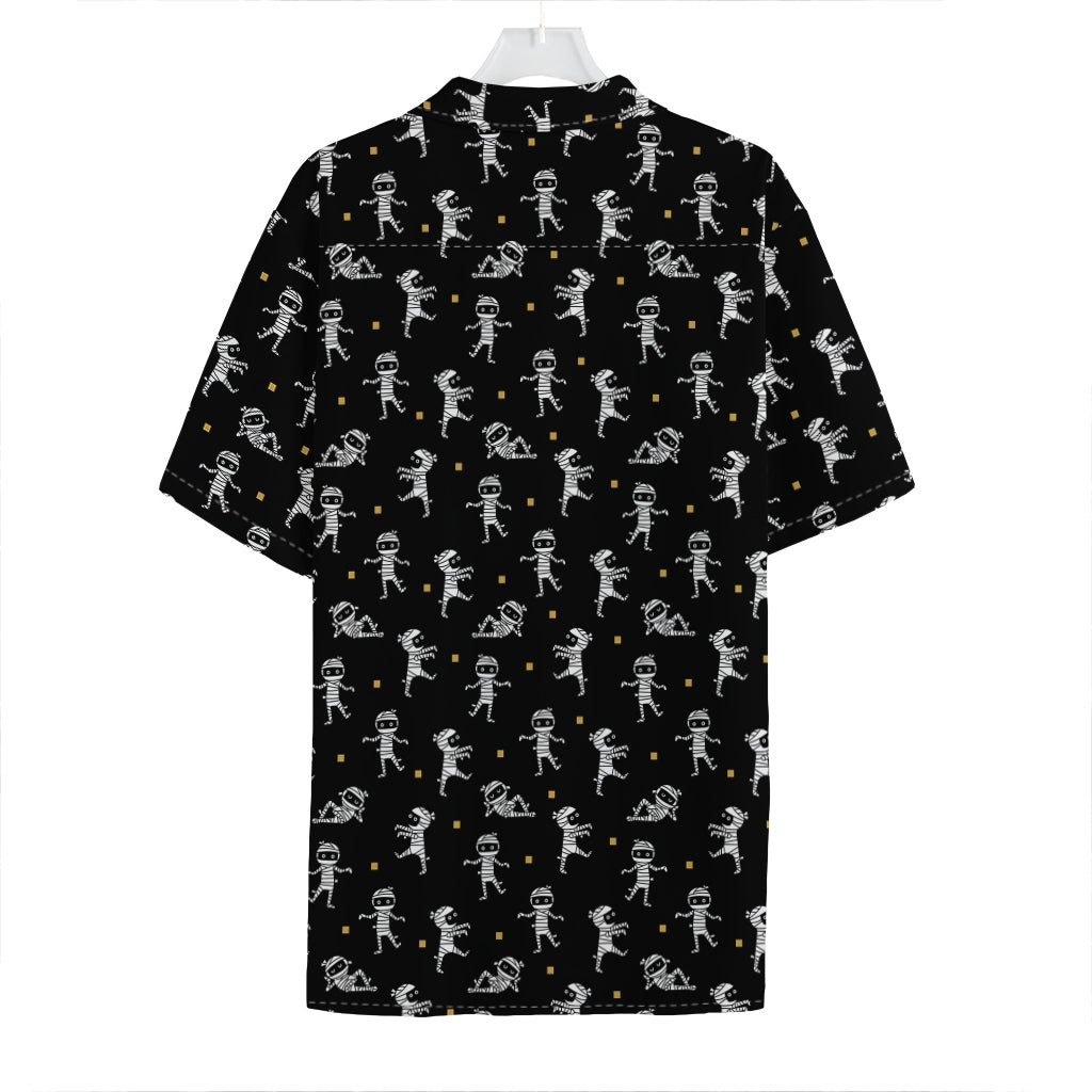 Cute Mummy Pattern Print Hawaiian Shirt
