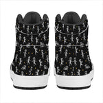 Cute Mummy Pattern Print High Top Leather Sneakers