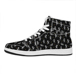 Cute Mummy Pattern Print High Top Leather Sneakers