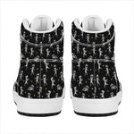 Cute Mummy Pattern Print High Top Leather Sneakers