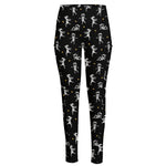 Cute Mummy Pattern Print High-Waisted Pocket Leggings