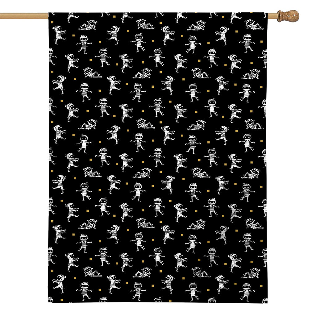 Cute Mummy Pattern Print House Flag
