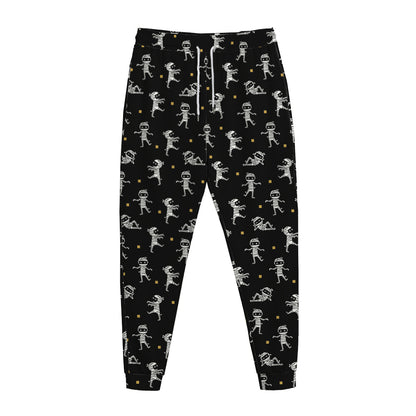 Cute Mummy Pattern Print Jogger Pants