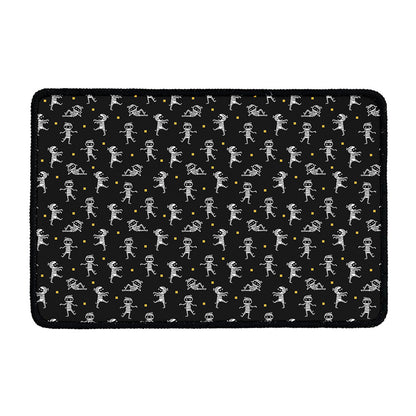 Cute Mummy Pattern Print Kitchen Mat