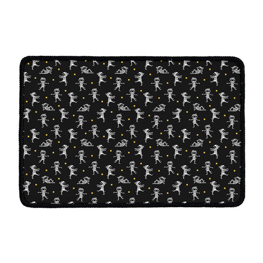 Cute Mummy Pattern Print Kitchen Mat