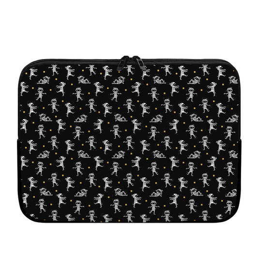 Cute Mummy Pattern Print Laptop Sleeve