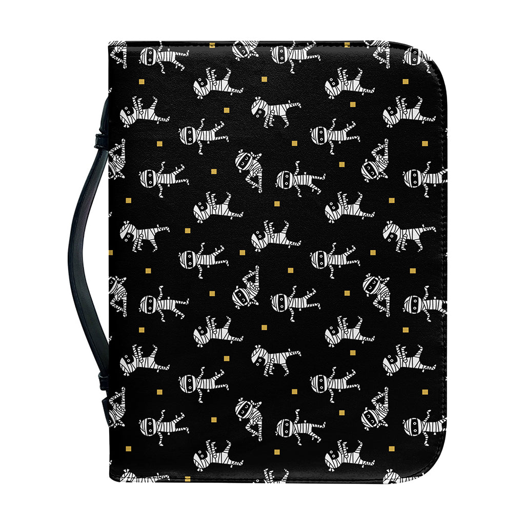 Cute Mummy Pattern Print Leather Bible Cover