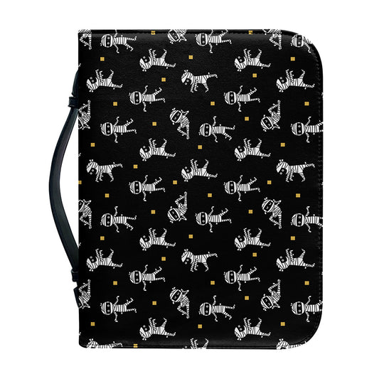 Cute Mummy Pattern Print Leather Bible Cover