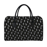 Cute Mummy Pattern Print Leather Duffle Bag