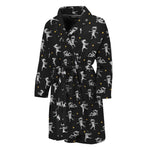 Cute Mummy Pattern Print Men's Bathrobe