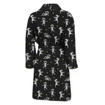 Cute Mummy Pattern Print Men's Bathrobe