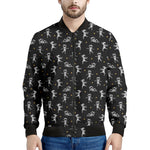 Cute Mummy Pattern Print Men's Bomber Jacket