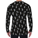 Cute Mummy Pattern Print Men's Long Sleeve T-Shirt