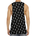Cute Mummy Pattern Print Men's Muscle Tank Top