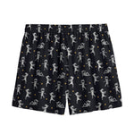 Cute Mummy Pattern Print Mesh Shorts