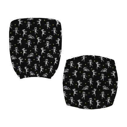 Cute Mummy Pattern Print Office Chair Cover
