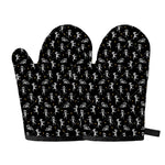 Cute Mummy Pattern Print Oven Mitts