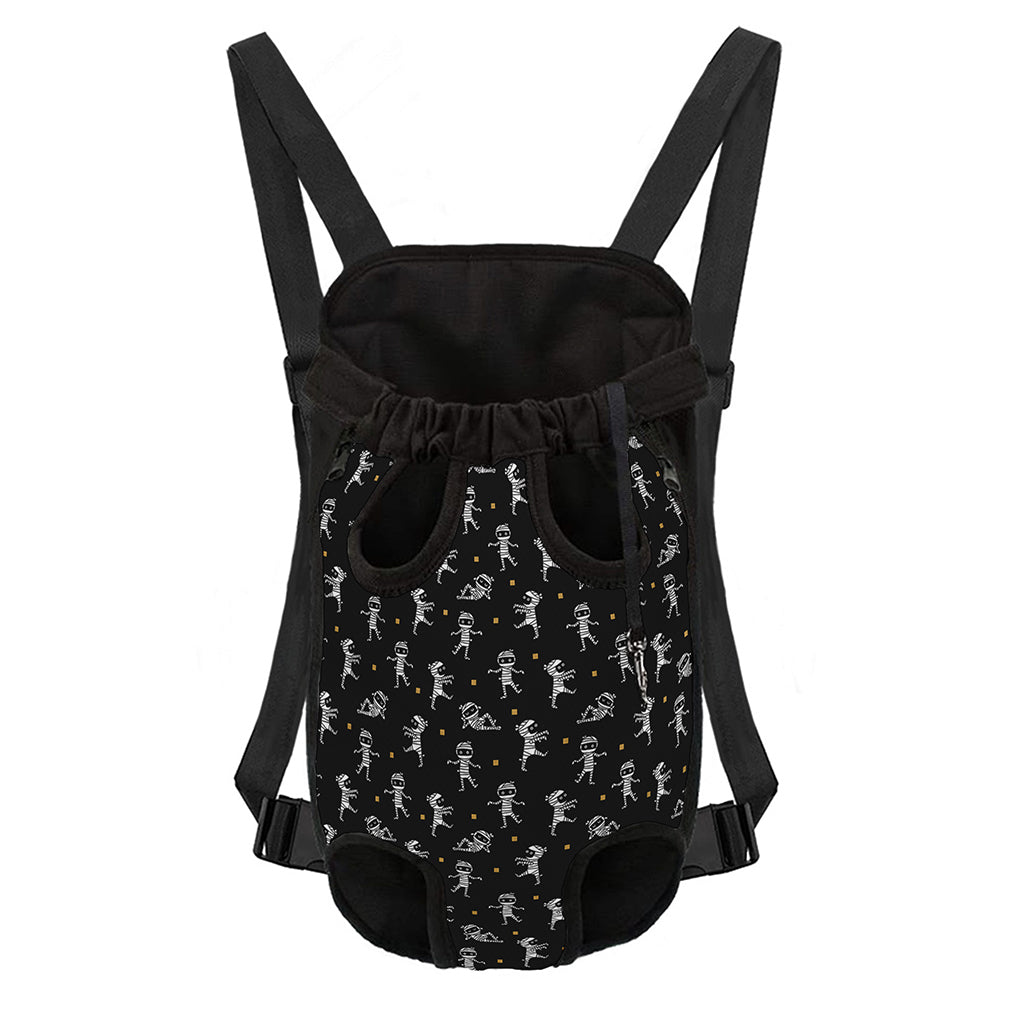 Cute Mummy Pattern Print Pet Carrier Backpack
