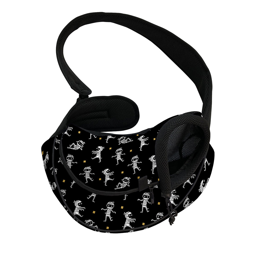 Cute Mummy Pattern Print Pet Sling Carrier