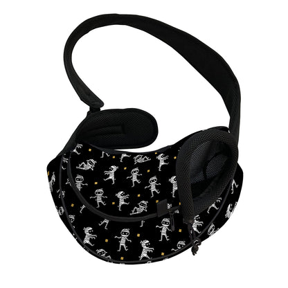 Cute Mummy Pattern Print Pet Sling Carrier