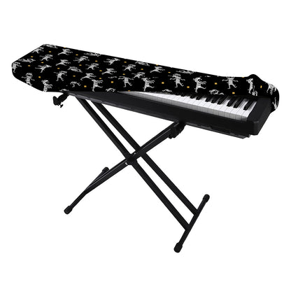 Cute Mummy Pattern Print Piano Keyboard Cover