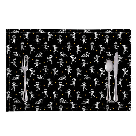 Cute Mummy Pattern Print Placemat