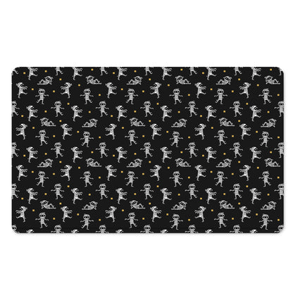 Cute Mummy Pattern Print Polyester Doormat