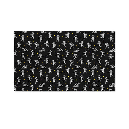 Cute Mummy Pattern Print Polyester Flag
