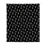 Cute Mummy Pattern Print Polyester Shower Curtain