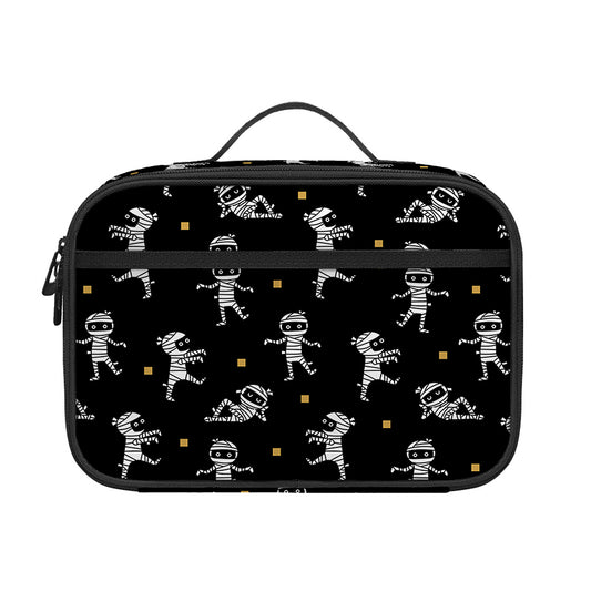 Cute Mummy Pattern Print Portable Lunch Bag