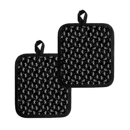 Cute Mummy Pattern Print Pot Holders