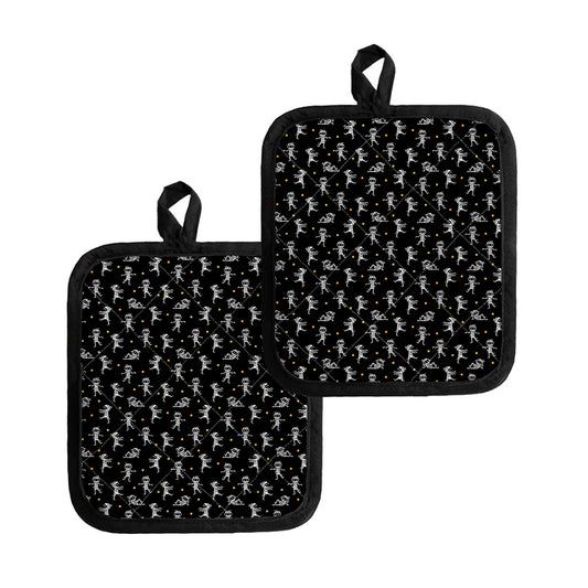 Cute Mummy Pattern Print Pot Holders