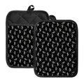 Cute Mummy Pattern Print Pot Holders With Pocket