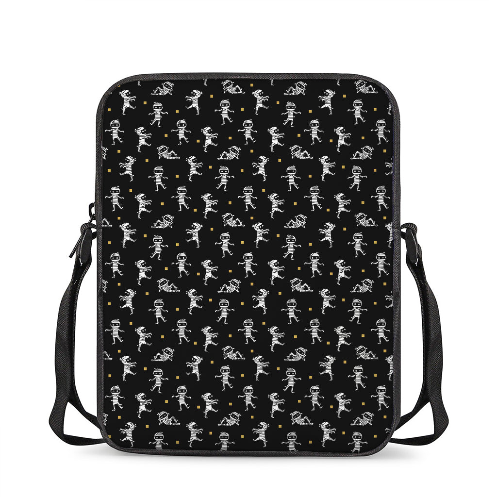 Cute Mummy Pattern Print Rectangular Crossbody Bag