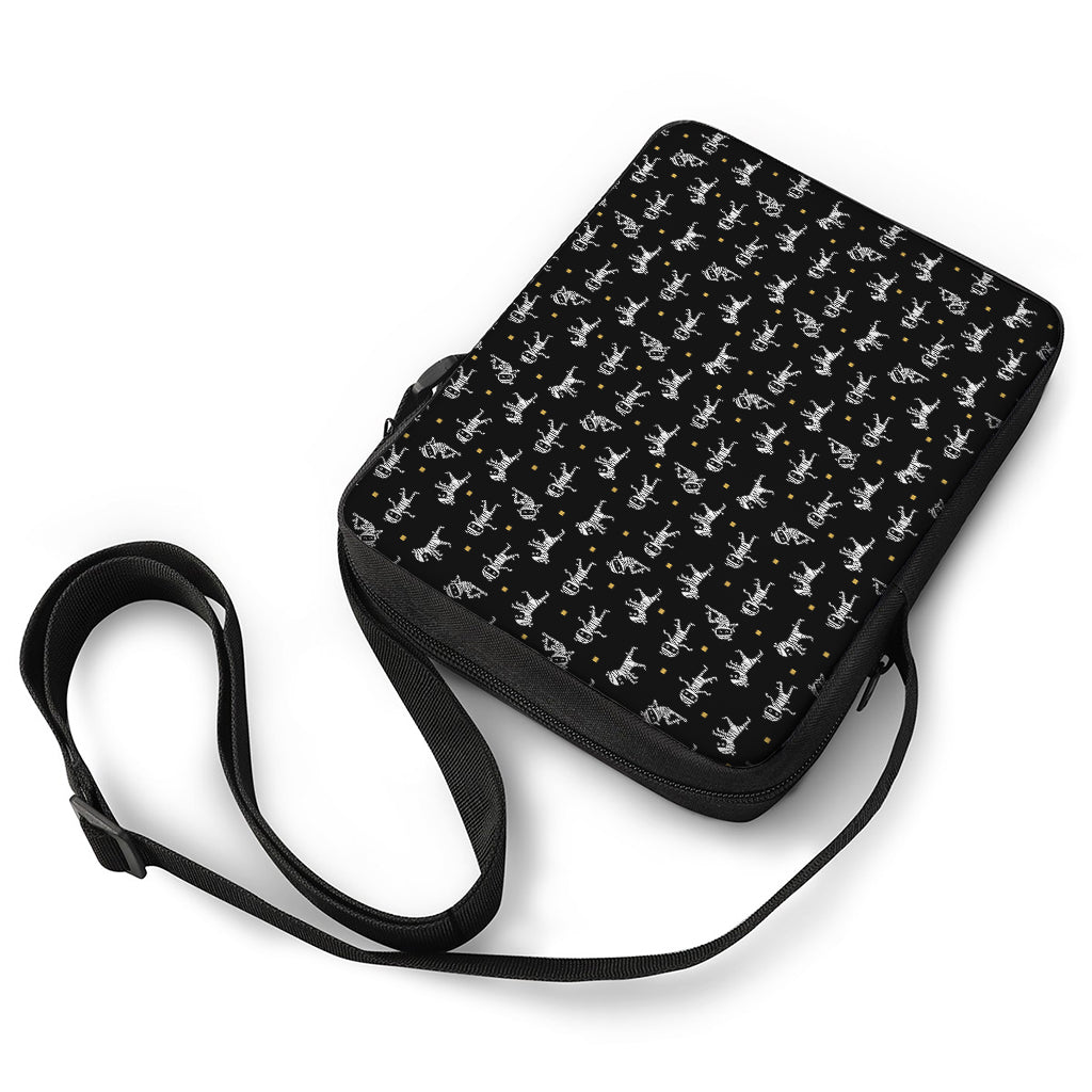 Cute Mummy Pattern Print Rectangular Crossbody Bag