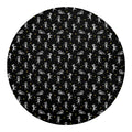 Cute Mummy Pattern Print Round Blanket