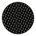 Cute Mummy Pattern Print Round Floor Mat