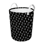 Cute Mummy Pattern Print Round Laundry Basket