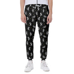 Cute Mummy Pattern Print Scuba Joggers