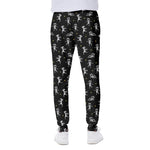 Cute Mummy Pattern Print Scuba Joggers