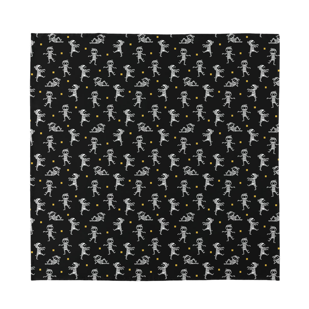 Cute Mummy Pattern Print Silk Bandana