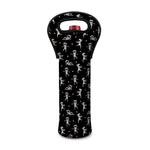 Cute Mummy Pattern Print Single Neoprene Wine Tote