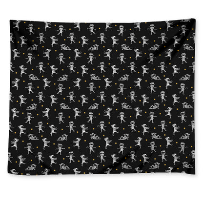 Cute Mummy Pattern Print Tapestry
