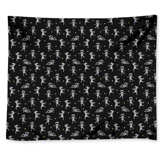 Cute Mummy Pattern Print Tapestry